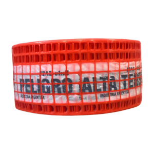 Malla De Advertencia Para Cañería De Agua 15 Cm. X 100 Mts.