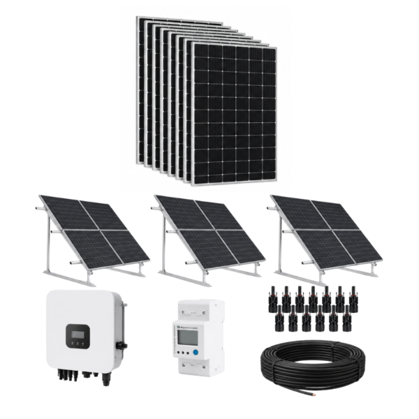 Kit Solar On Grid 10kW con 12 Paneles Jinko 615W + Smart Meter | Sunergy